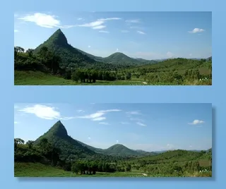 景观，山，泰国，森林，山，意见