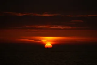 太阳，海滩，赞德沃特，湖，海，设置，日落