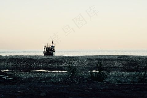船，船舶，海洋，海，海岸，地平线，天空