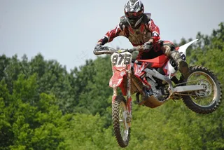 驾驶员，男子，动作，体育，越野摩托车，艺术家