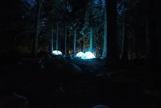 帐篷，露营地，晚，露营，冒险，露营