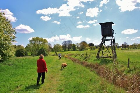 徒步旅行，散步，景观，自然，远足，散步