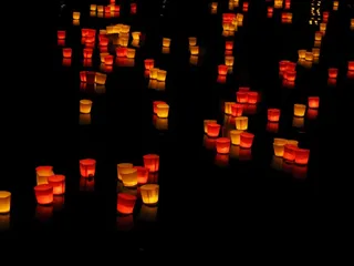 灯，蜡烛，浮动蜡烛，灯节