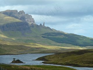 Bendearg，英国，风光，山脉，天际线