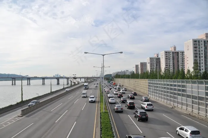 交通，车辆，道路，通勤，首尔