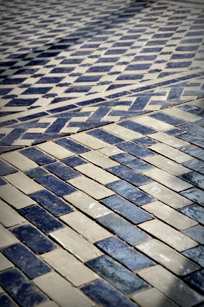 地面，装饰，瓷砖，白色，蓝色