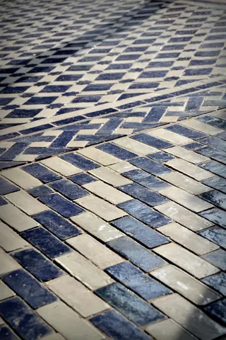 地面，装饰，瓷砖，白色，蓝色