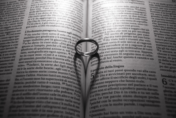 圣经，宗教，爱情，信仰，一对，恋爱中，婚姻