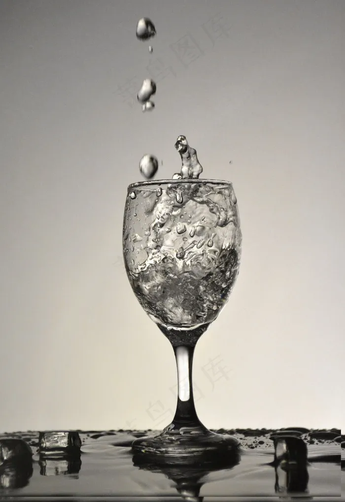 水滴，捕捉水滴，杯，静物