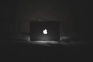 Macbook，苹果，光，笔记本电脑，电脑，夜，床