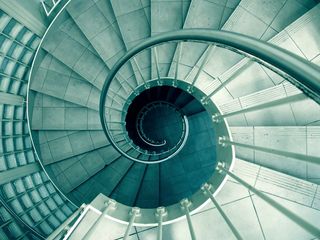 螺旋，楼梯，楼梯间，台阶，楼梯