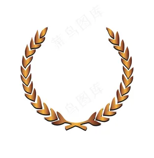 金，桂冠，花环