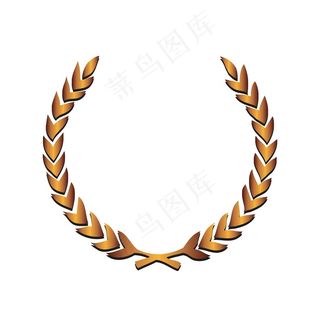 金，桂冠，花环