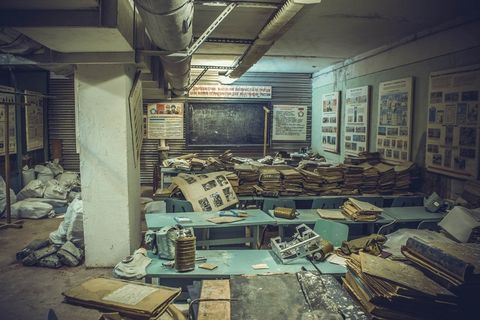 地堡，档案馆，文件，指挥所，被遗弃