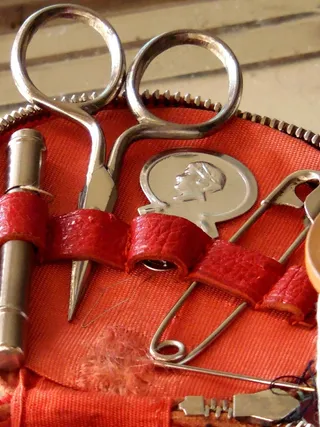 缝纫，概念，时尚，线，裁缝，缝制，针