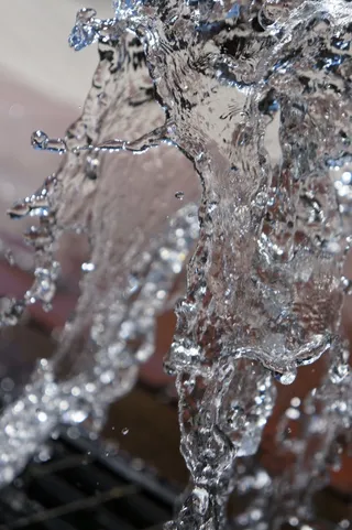 水，自然，花园，飞溅