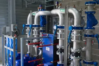 机械，油管，蓝色，管道，工厂