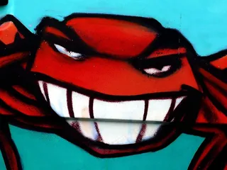 涂鸦，怪物，壁画，街头艺术，多彩