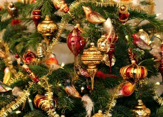 圣诞树，圣诞节，珠宝，装饰，冷杉