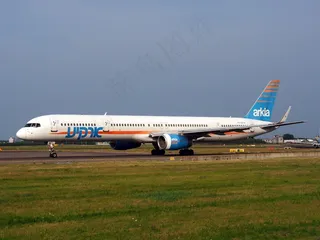 波音757，以色列航空，出租车，机场