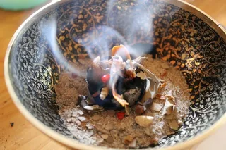 吸烟，抽烟，贝壳，冥想