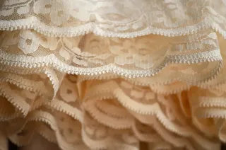 皱纹，指出，时尚，面料，服装，奶油