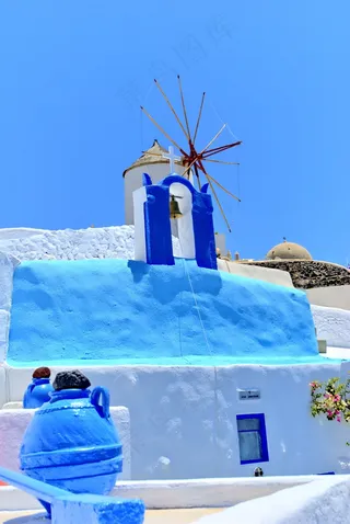 希腊，圣托里尼岛，海滩，太阳，假期，夏天