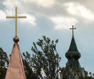 塔，宗教，十字架