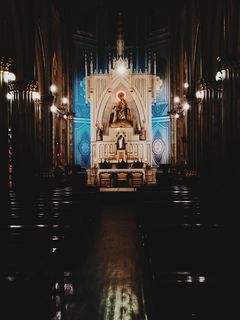 教堂，巴洛克式，耶稣，圣托，光，灯火，阴影