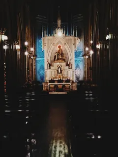 教堂，巴洛克式，耶稣，圣托，光，灯火，阴影