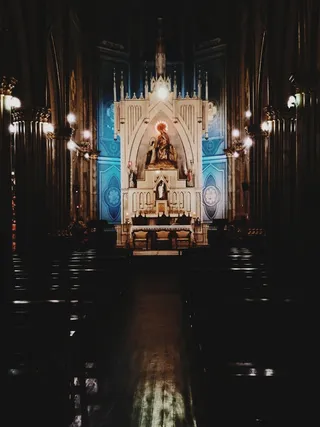 教堂，巴洛克式，耶稣，圣托，光，灯火，阴影