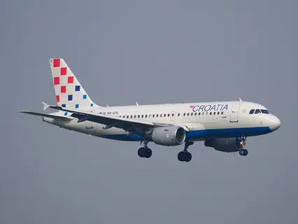 Ctl,着陆,克罗地亚航空,飞机,喷射,旅程 Ctl,着陆,克罗地亚航空,飞机,喷射,旅程