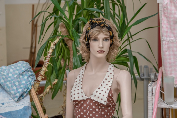 假人，娃娃，泳装，脸，时尚，发型