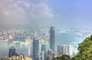 中国香港，建筑物，摩天大楼，大都会