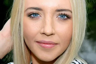 女孩，肖像，蓝眼睛，金发，美女，微笑