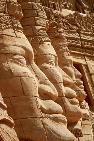 沙，沙雕，沙世界，雕像，雕塑