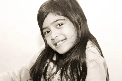 微笑，甜美，女孩