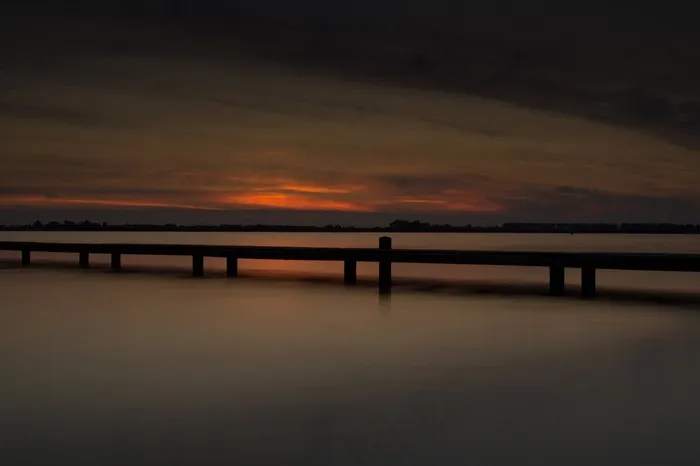 码头，码头，湖泊，平静，景观，荒野，风景