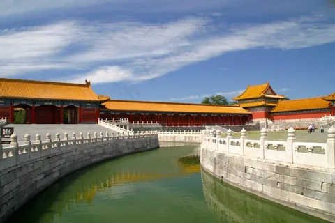 城楼,宫殿,天空,亭楼,飞机,紫禁城的景色 城楼,宫殿,天空,亭楼,飞机,紫禁城的景色