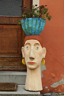 艺术，木雕，雕塑，雕刻，木，头