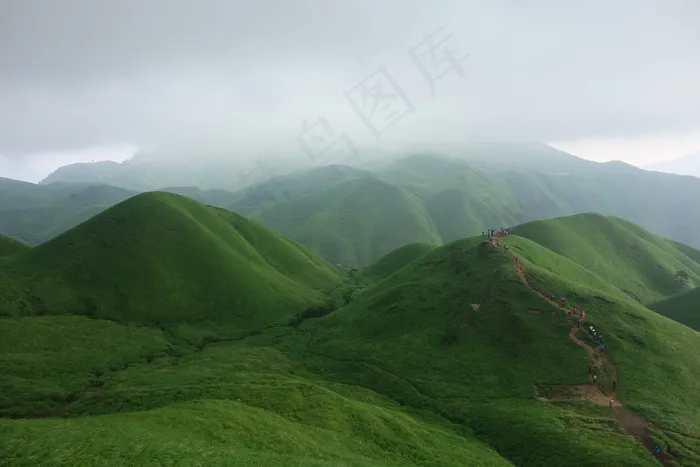 武功山，云，香，山