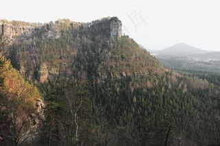 山峦,树,长城,生态林,风景,自然森林树木山