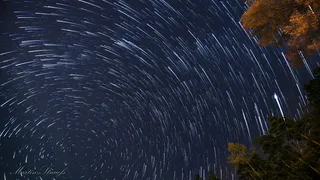 星，旋转，起点，地球自转，天空