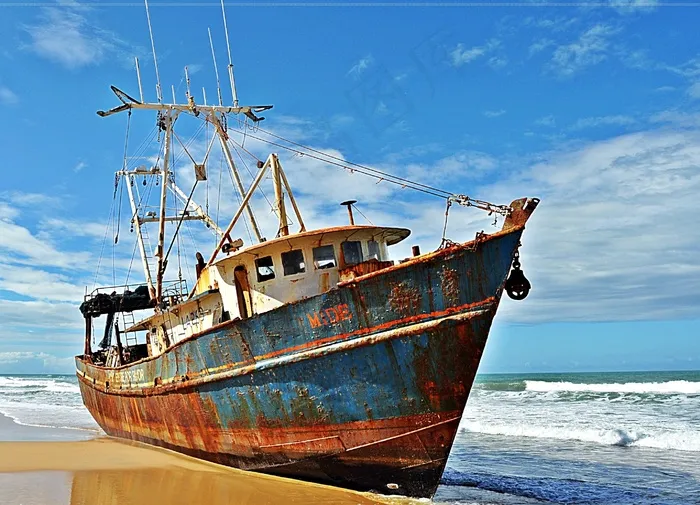 船，船，漂流者，Mar，天空，Natal-Rn