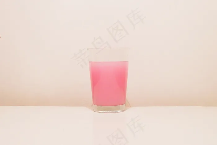 粉色，饮料，玻璃