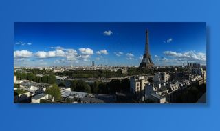 巴黎，艾菲尔铁塔，全景，城市，视图
