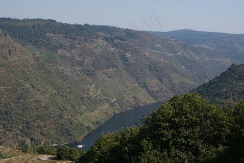 Ribeira Sacra，Sil，景观，河流，水，自然