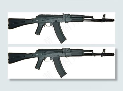 Ak-47，卡拉什尼科夫，步枪，枪支，武器，俄文