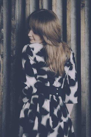 女孩，女人，连衣裙，头发，样式，姿势，美女