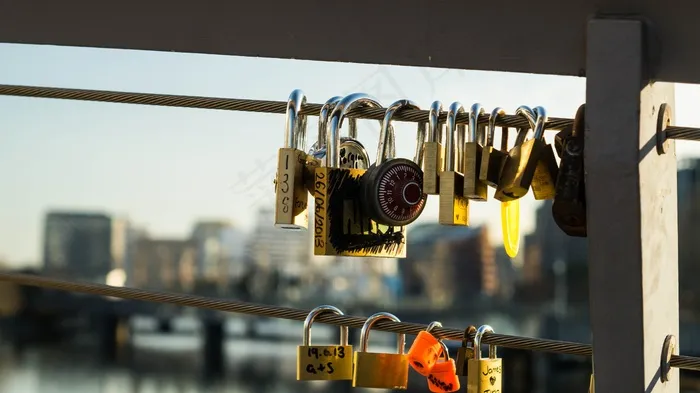 锁，挂锁，安全性，安全性，钥匙